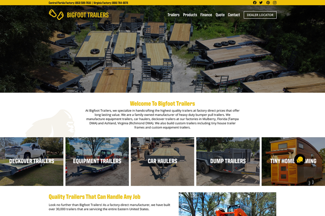 Bigfoot Trailers FL & VA
