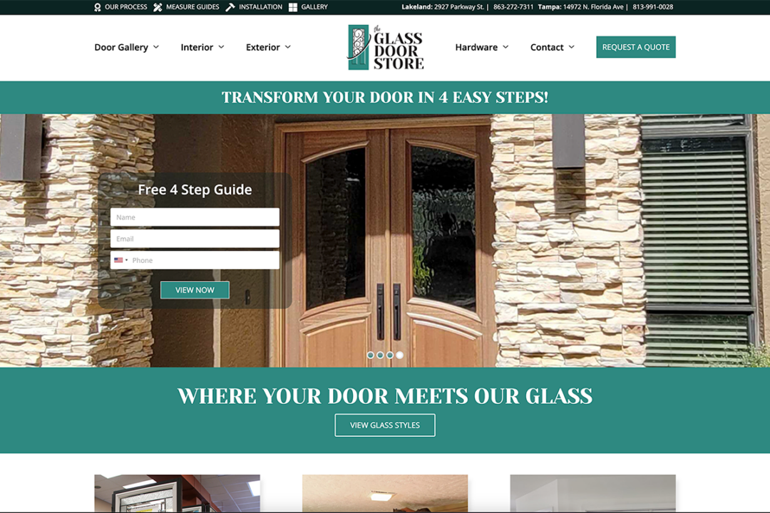 The Glass Door Store Tampa FL