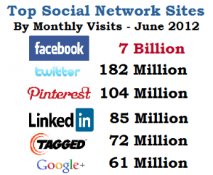 Top social networks