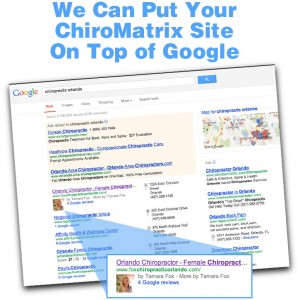chiromatrix chiropractor website optimization