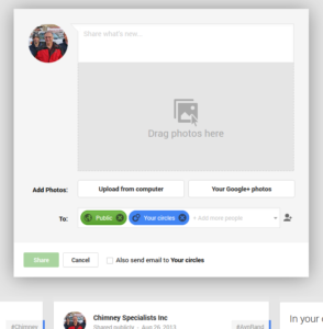 Google Plus Sharing