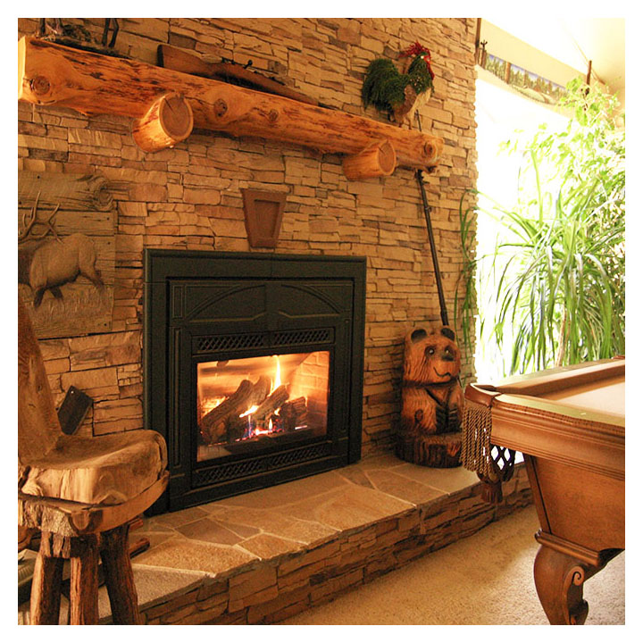 fireplace photography for website design in madison wi