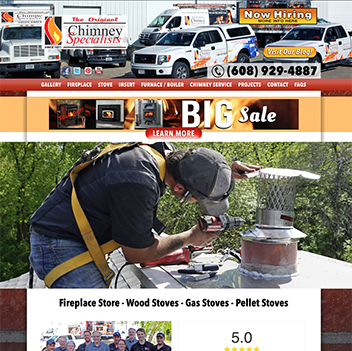 chimney specialists homepage