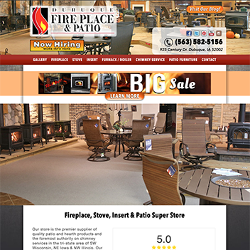 dubuque fireplace and patio homepage