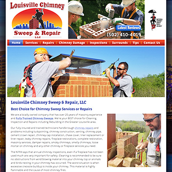 louisville chimney sweep & repair homepage