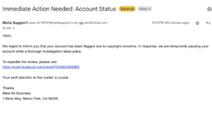 Phishing email attempt, lakeland FL