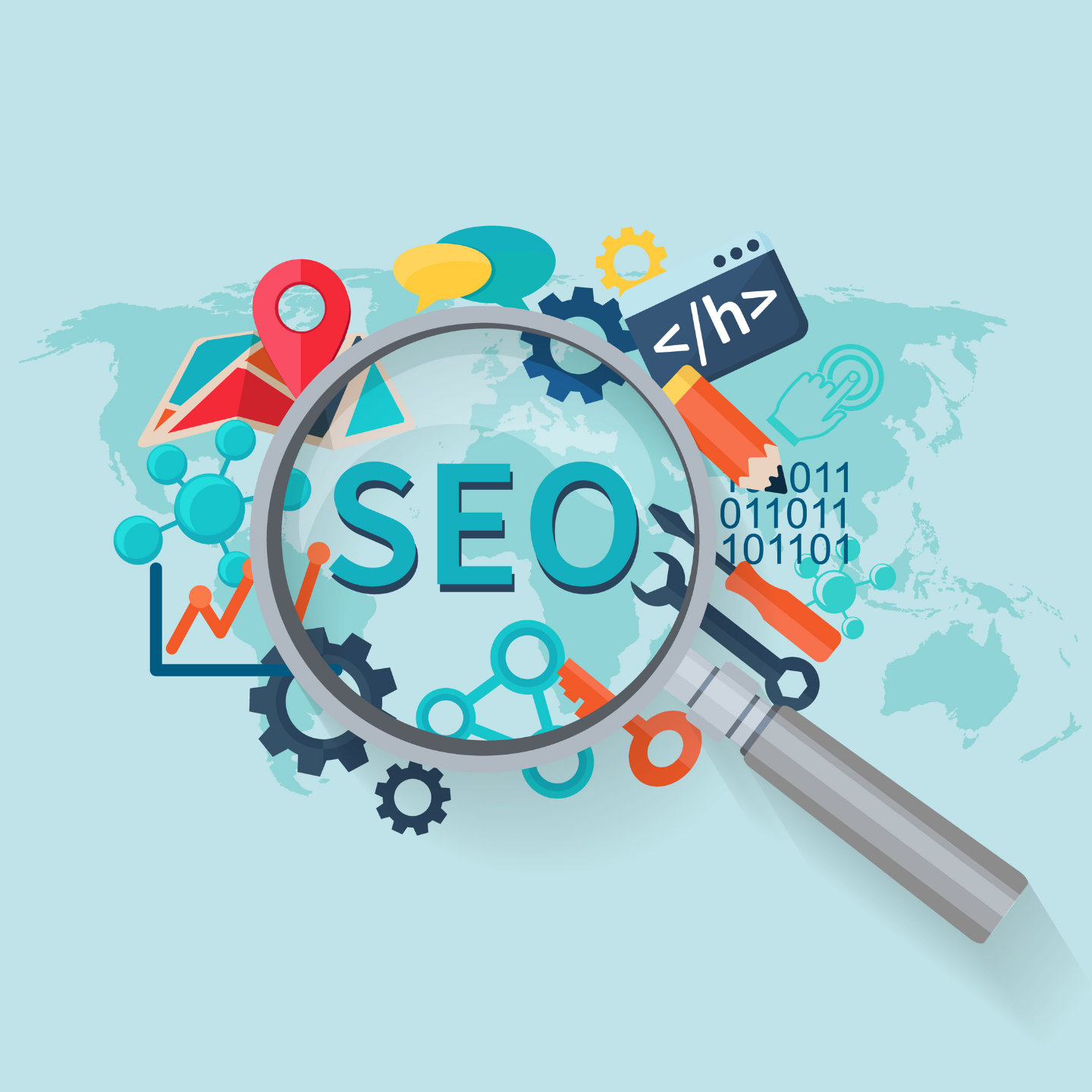 Search engine optimization (SEO) in Pittsburgh, PA.