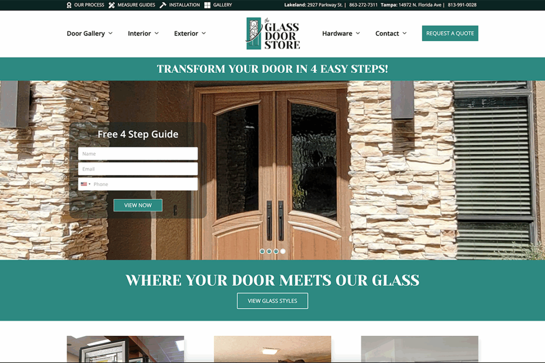 The Glass Door Store Tampa FL